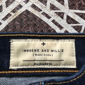 Imogene and Wilie Elizabeth raw hem jeans